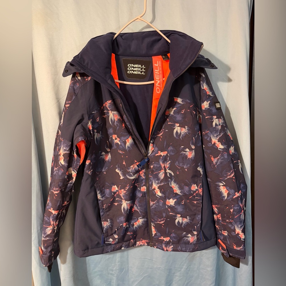 O'Neill Vibrant Insulated Navy/Orange Coat